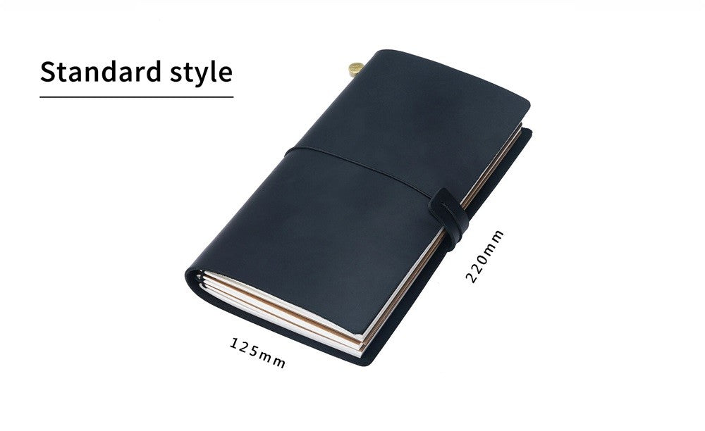 100% Genuine Leather Journal Refillable Travel Notebook Retro DIY Handmade Diary Sketchbook School Office Gift Customized