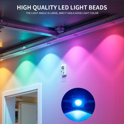 5054 16703IC(WS2812B WS2811) Outdoor Eaves LED Light String Kit 2.4G BEL+WIFI Controller Waterproof Light