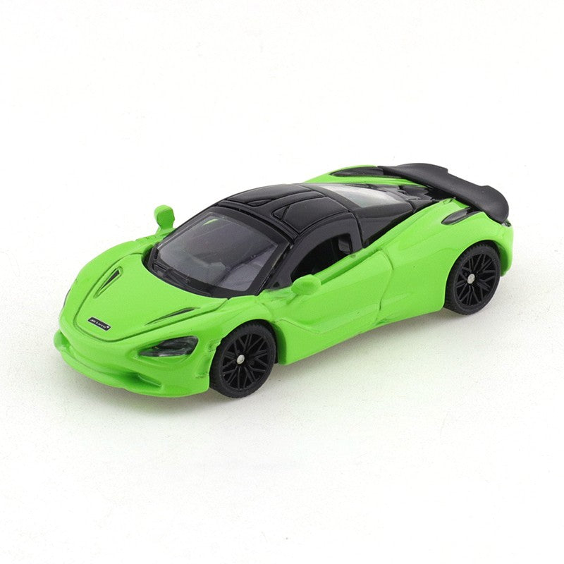 TSC 1:64 McLaren 750S Modelo de Carro Esportivo Simulação em Miniatura Liga Fundida Brinquedo de Carro Pequeno Ornamento de Coleção para Meninos