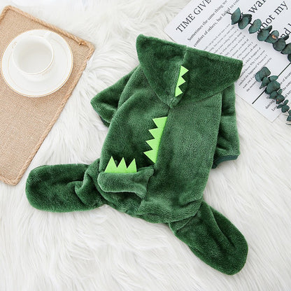 Roupas de Inverno para Cães Moletom Quente de Fleece para Cães Roupas para Cães Pequenos Chihuahua Filhotes Gatos Jaqueta Casaco Macacão para Cães Fantasia