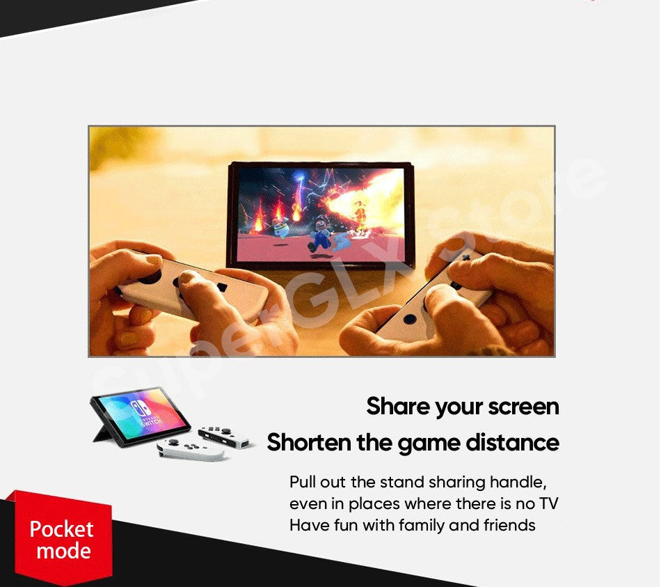 Original Nintendo Switch OLED Model White set Vivid 7” OLED screen 64 GB internal storage Wide adjustable stand
