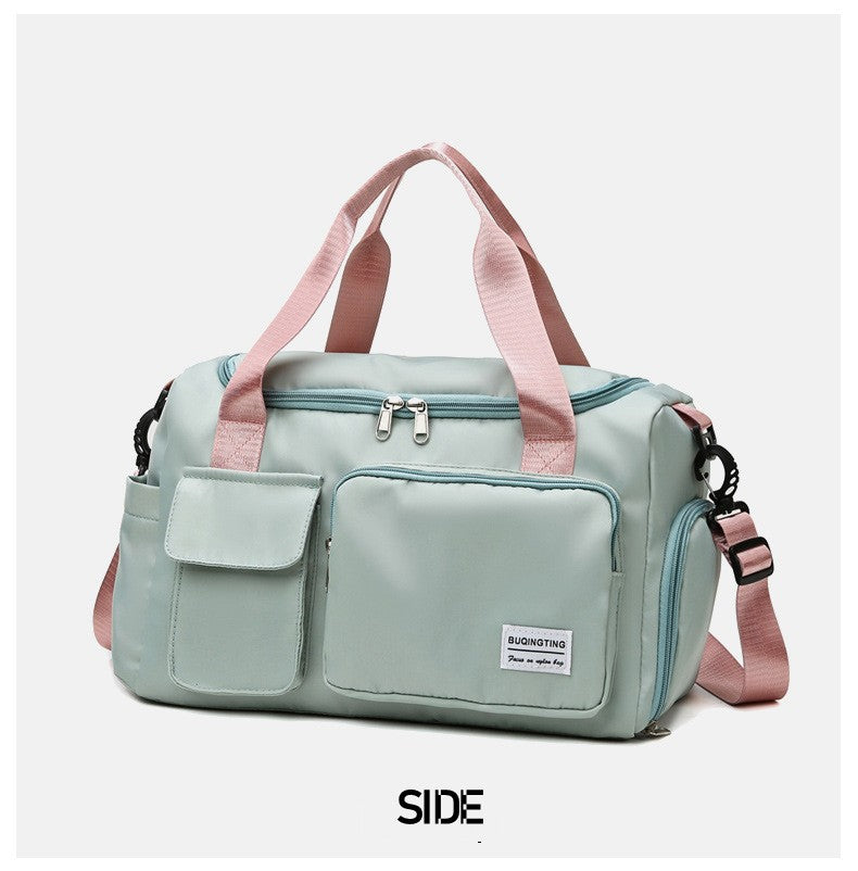 Womne's Travel Bags Handbags Gym Shoulder Bags Oxford Fitness Camping Trekking Bags Hiking Waterproof Outdoor Crossbody Bag