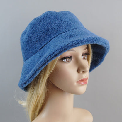 Chapéu de Pele de Carneiro Shearling Partículas Chapéus Femininos Inverno Quente Clássico Luxuoso Bonés de Alta Qualidade Chapéu Feminino Moda Novo Design Chapéu de Balde