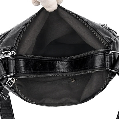 High Quality Soft Leather Luxury Purses and Handbags Women's Bag Designer Multi-pocket Crossbody Shoulder Bag for Women 2024 Sac