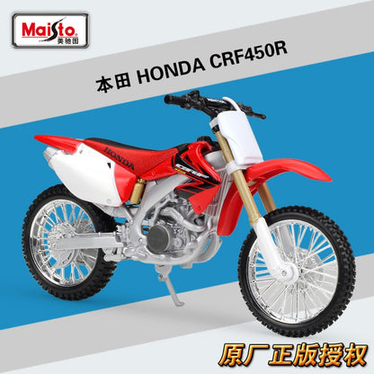 Maisto 1:12 Yamaha YZ450F Veículos Fundidos Colecionáveis Hobbies Motocicleta Modelo Brinquedos