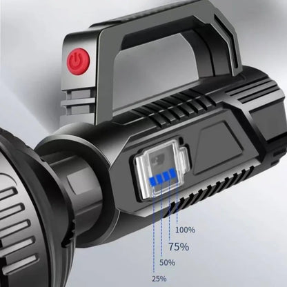 High Power LED Flashlight Super Powerful Handheld Searchlight USB Rechargeable Tactical Torch Portable Outdoor Work Camping Lamp