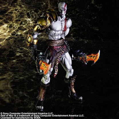 Play Arts Kai Boneco de Ação God of War Kratos Bonecos de Ação Modelo Colecionável Brinquedos Presentes Criativos Decoração de Quarto de Amigos Boneca