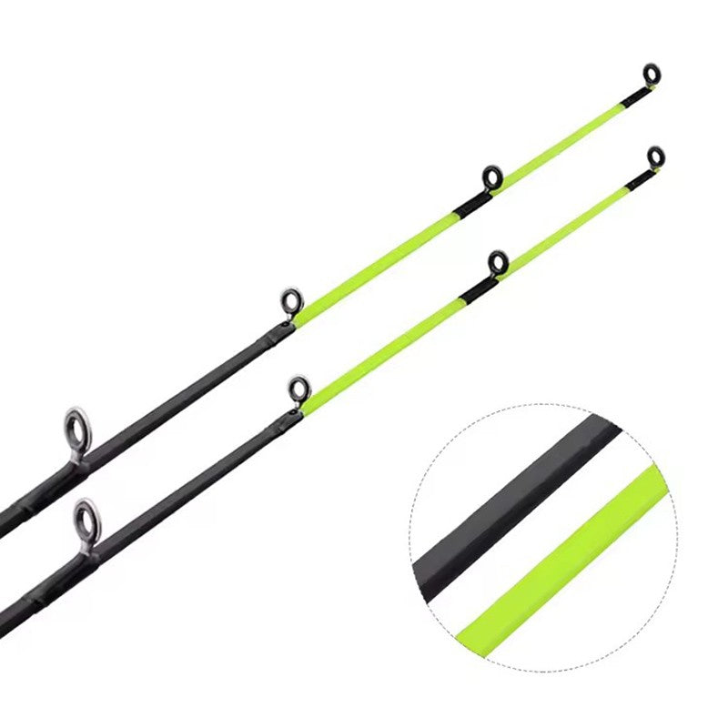Vara de Pesca Telescópica Mini WEIHE 62 cm para Gelo Portátil Fibra de Carbono Pesca de Carpa de Camarão em Rio