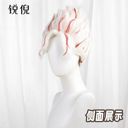 Dandadan Okarun Ken Takakura Cosplay Costume Wig Turbo Granny Powers Black Collar Uniform Curly Short Hair Halloween Party Suit