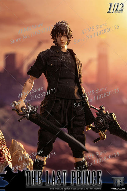 TOYS BATTALION TB019 Escala 1/12 Figura Colecionável O Último Príncipe Anime Dolls Noctis Lucis Caelum 6" Boneco Soldado Masculino