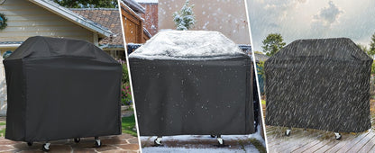 4 Burner BBQ Propane Gas Grill, Free Standing Grill Cart with Wheels, Stainless Steel Heavy Duty Cabinet Style, Outdoor Grill