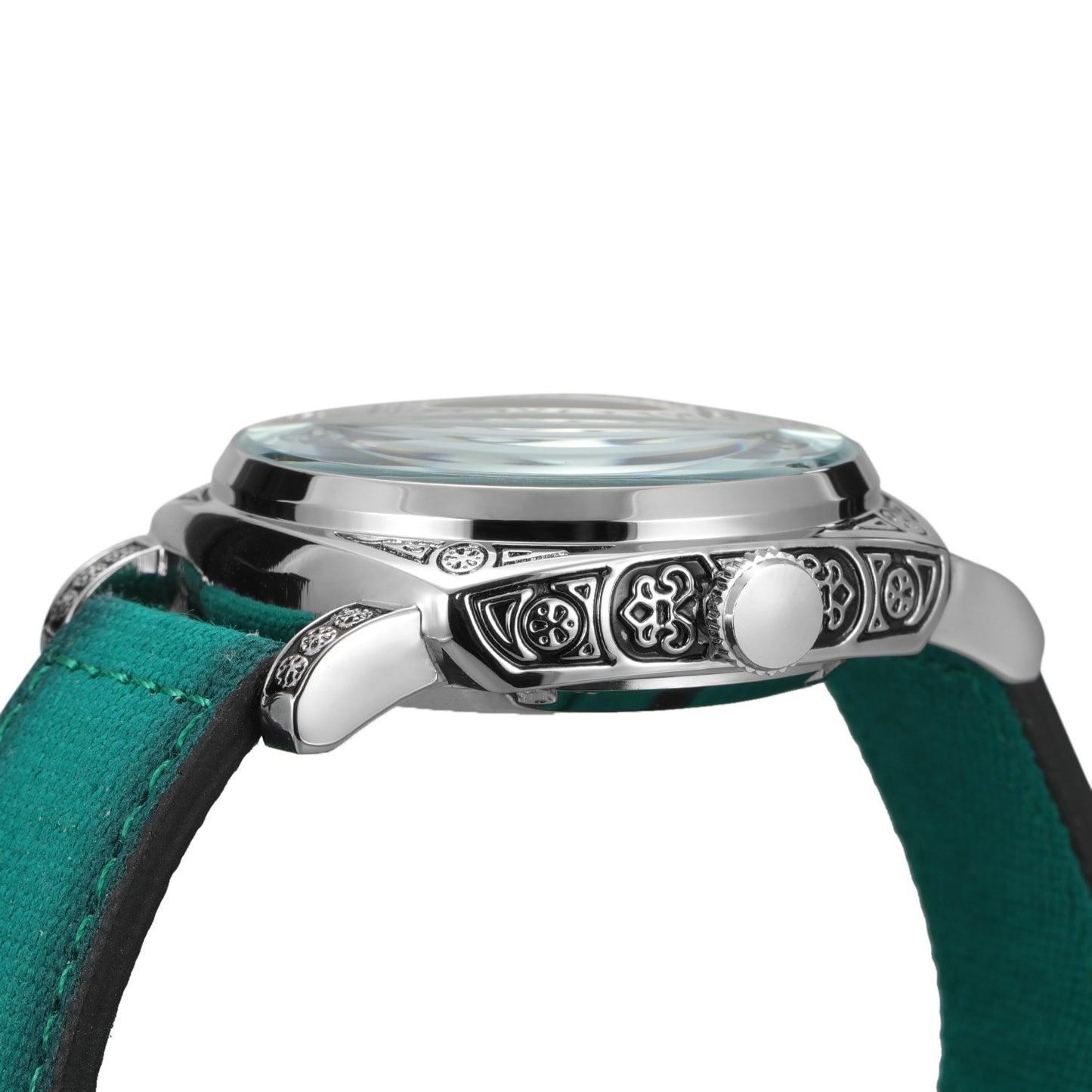 FORSINING High-end Luxury Gold Skeleton Mechanical Man Watch Automatic Movement Clock Stainless Steel Male Bronze Wrist Watches