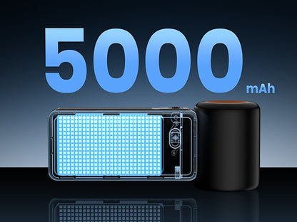 Handheld USB Turbo Fan  Super Strong Airflow Infinite Speed Adjustment Long-Lasting Battery Rechargeable Multipurpose Pocket Fan