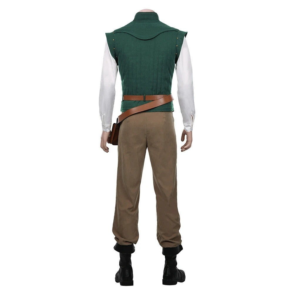 Anime Flynn Rider Tangled Rapunzel Cosplay Costume Adult Carnival Uniform Halloween Anime Halloween Costumes Vest Accessories