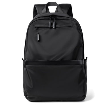 Mochila de negócios masculina de novo estilo, nylon, cor sólida, grande capacidade, mochila escolar para estudantes, mochila de viagem em promoção