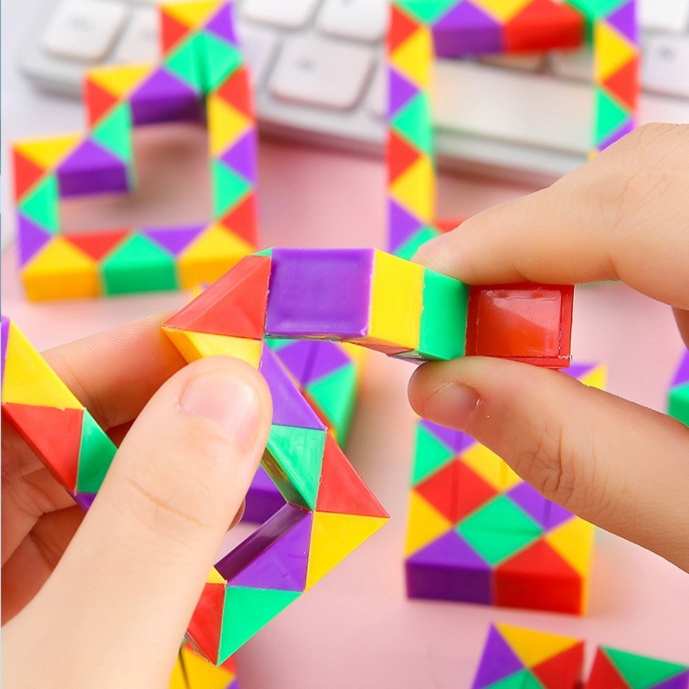 5-30PC Creative Rainbow Transformation Magic Ruler for Birthday Celebration Wedding Carnival Christmas Back To School Party Gift