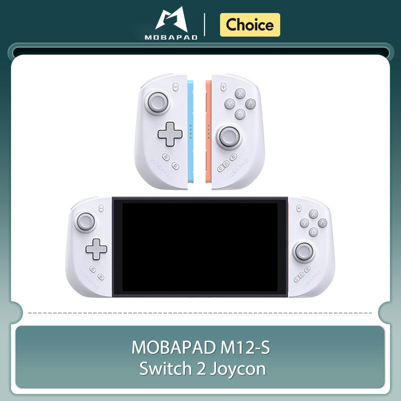 MOBAPAD M12 S Joycon Gaming Controller for Nintendo Switch 2 with TMR Sticks, Mechanical Buttons Joypad for Switch 2 Console