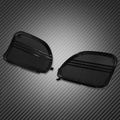 Grades do Alto-falante de Motocicleta Tri-Line Preto Tampas da Buzina da Grade Para Harley Touring CVO Road Glide FLTRX Special FLTRXS 2015-2023