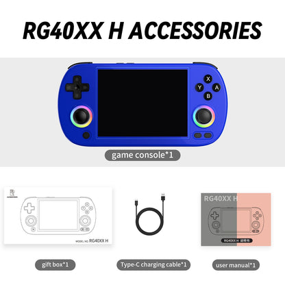 Anbernic RG40XXH 64-bit Linux Retro Handheld Game Console 4.0 IPS Screen Supports 5G Bluetooth HD Output
