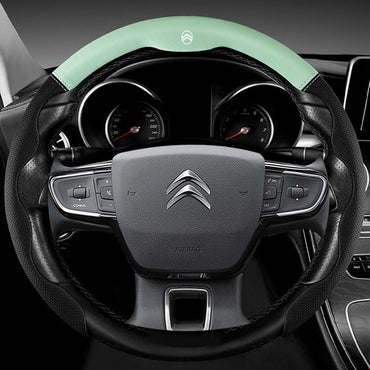 ABS Leather Car Steering Wheel Cover For Citroen C1 C2 C3 C4 C5 C6 C4L Berlingo Picasso Aircross Sega Ely See Auto Accessories