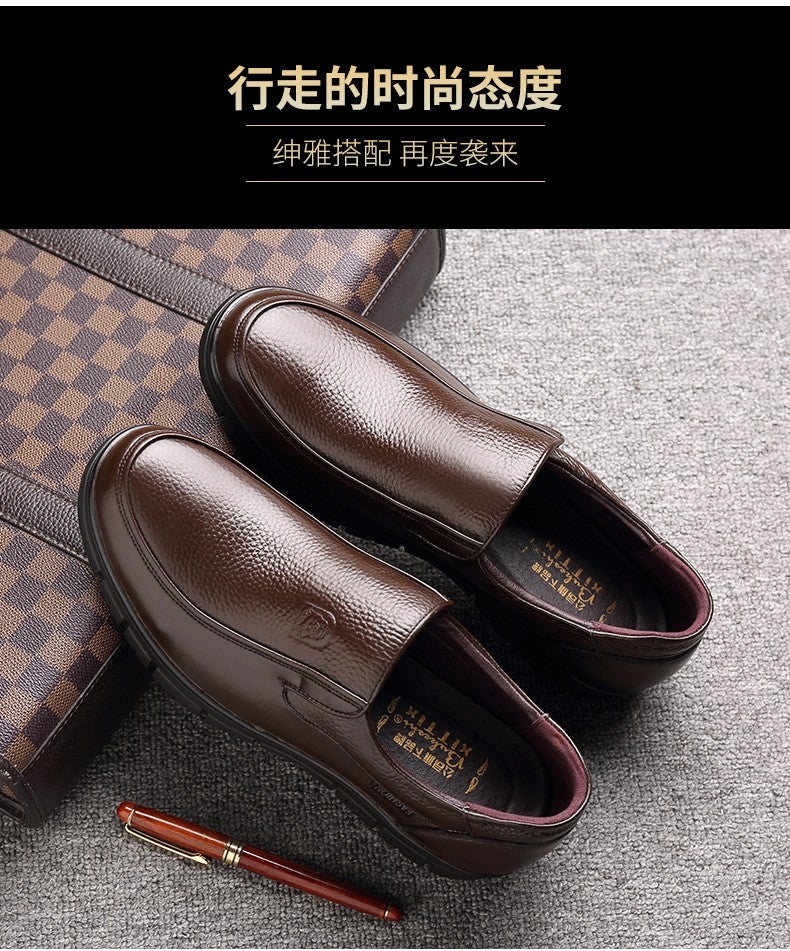 Handmade Shoes Genuine Leather Casual Shoes For Men Flat Platform Walking Shoes Outdoor Footwear Loafers Breathable Sneakers