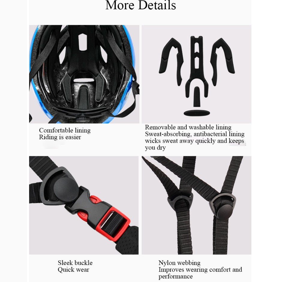 Road Bike Helmet Racing Outdoor Adult Sports Mountain Biking Equipment Special Helmet Men and Women Adjustable Riding Hat