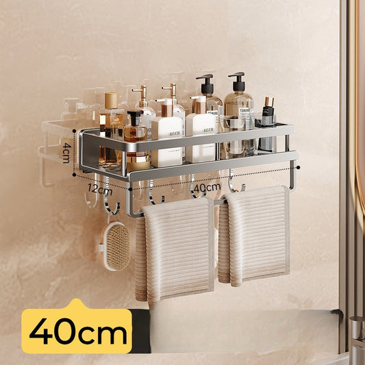 Toilet storage rack, non perforated washbasin, light luxury bathroom, wall mounted toilet, toilet wall storage rack