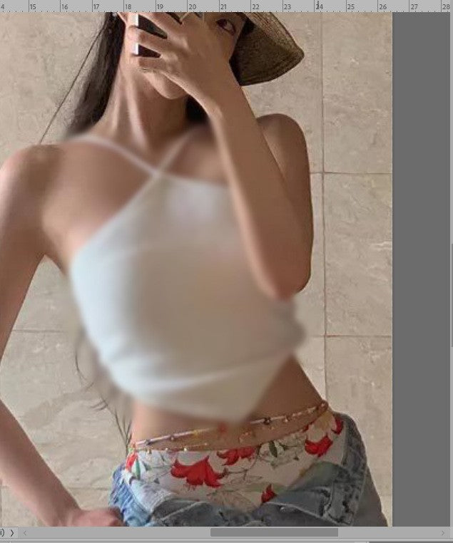 New Korean Sle Women's Bikini Sexy Bal Small Chest e Split Faionable Cross-Border Hot Spring Swimming Suit