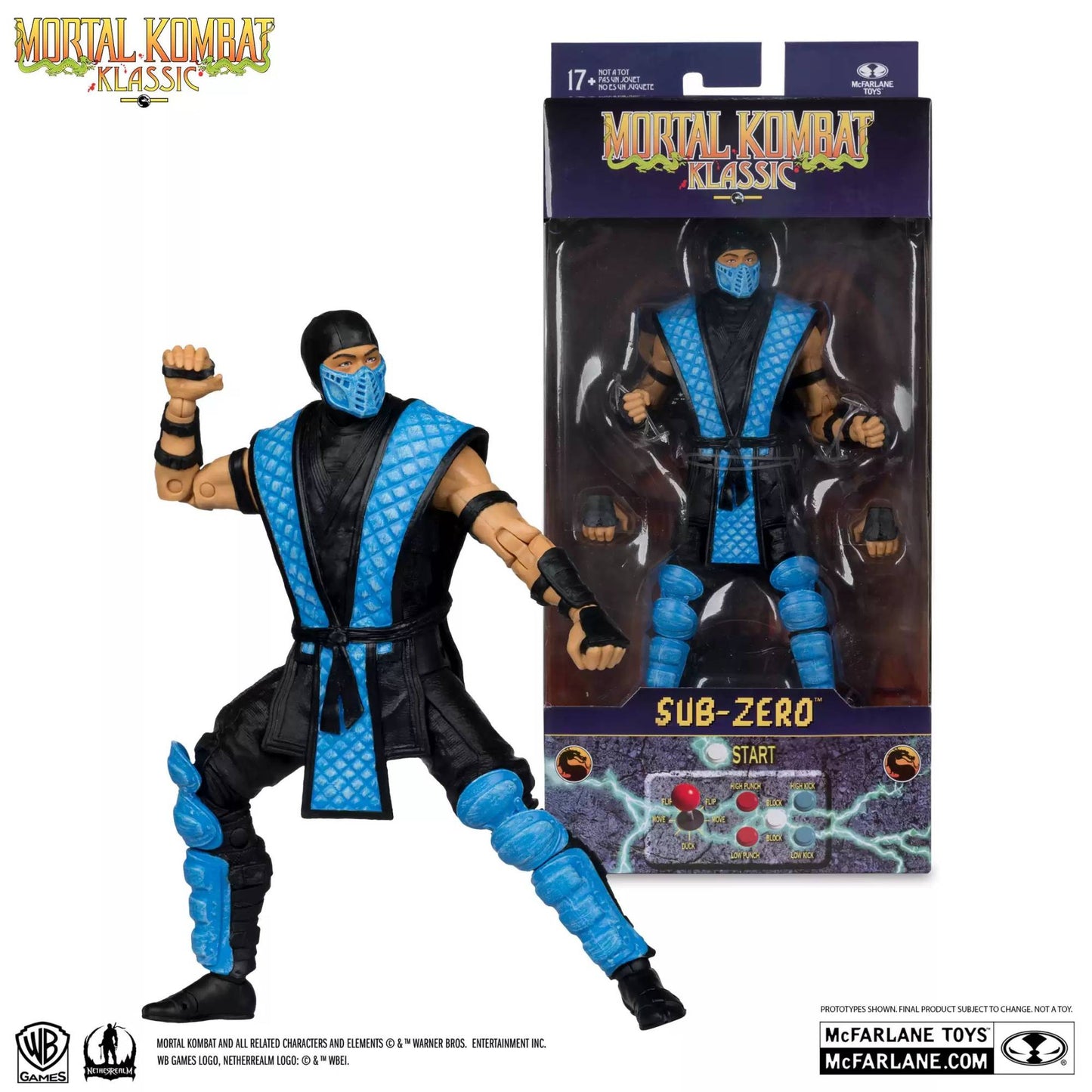 Jogo Mortal Kombat Spawn Sub Zero Scorpion Kitana Liu Kang 7" Boneco de Ação Articulado Brinquedo 17cm Colecionável Figuras de Ação do Jogo