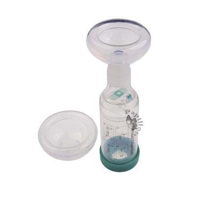Espaçador de Câmara de Nebulizador Veterinário para Pets - Ferramenta Inaladora com 2 Máscaras Faciais de Silicone para Cães e Gatos