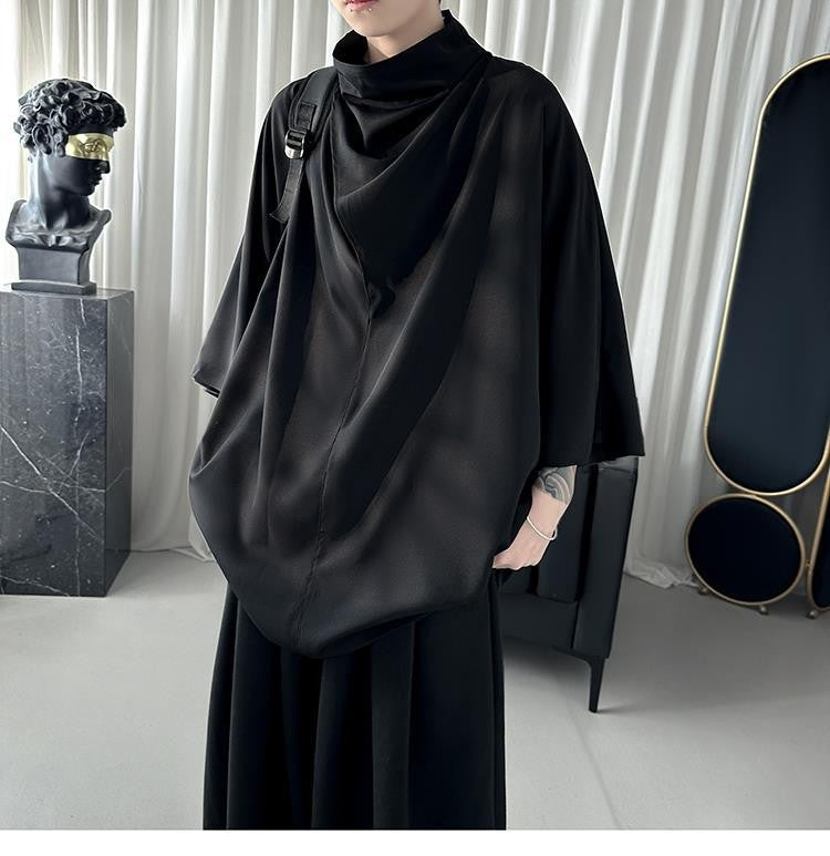 Y2k Black Harajuku Techwear Men's Clothing Stylish Gothic Punk Hip Hop Streetwear Creative Men's T Shirts Japanese Anime Clothes