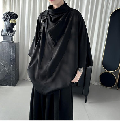 Y2k Black Harajuku Techwear Men's Clothing Stylish Gothic Punk Hip Hop Streetwear Creative Men's T Shirts Japanese Anime Clothes