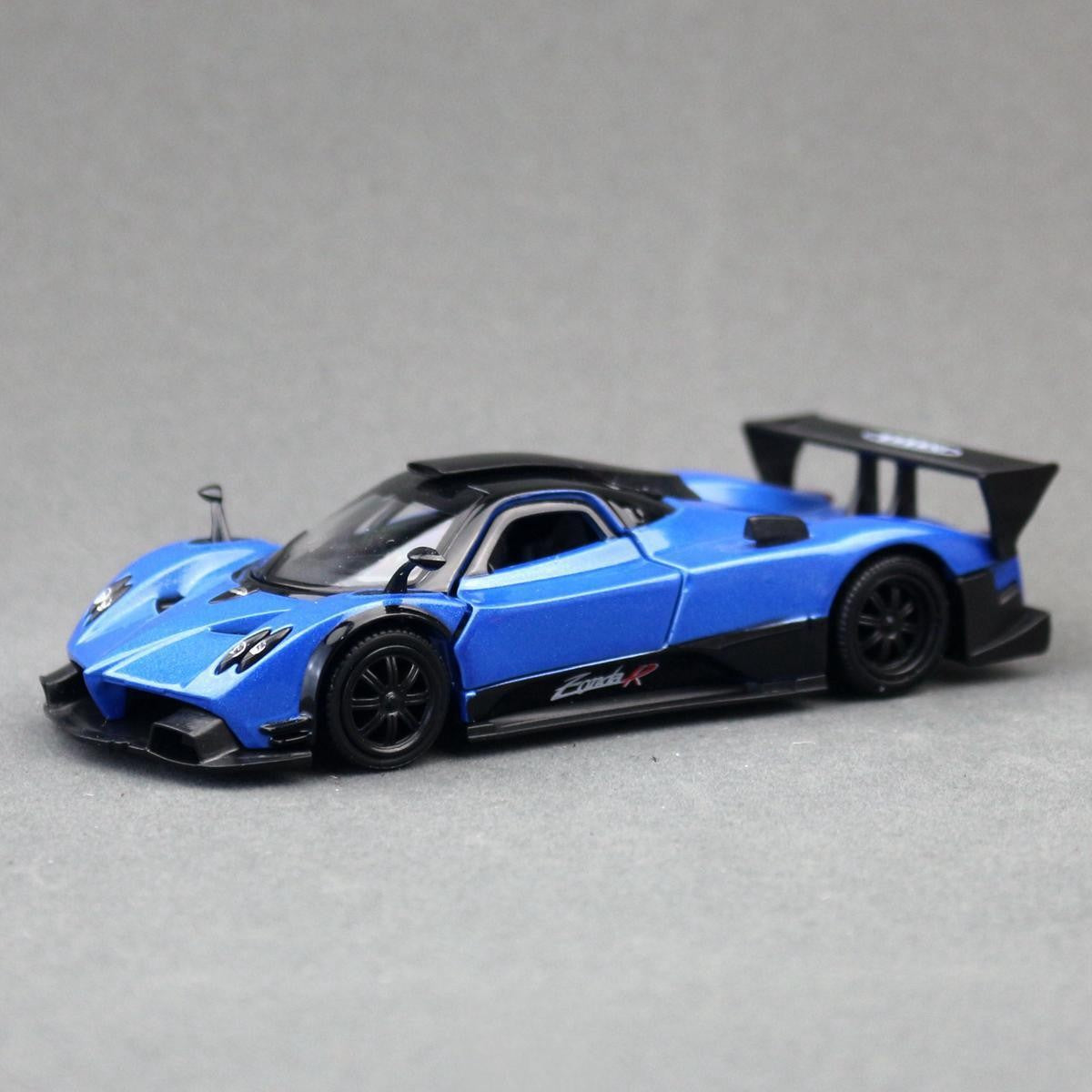 1/36 Pagani Zonda R Super Sport Racing RMZ CiTY 5'' Toy Car Model for Children Diecast Miniature Collection Gift For Boys Kid