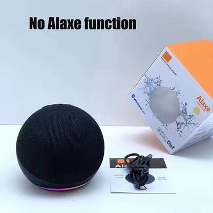 Mini Caixa de Som Bluetooth Portátil Sem Fio com Cancelamento de Ruído Alaxe para Festas, Acampamentos, Luz RGB e Subwoofer para Ambientes Externos
