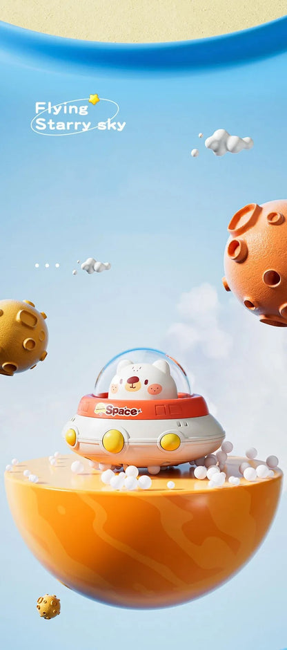 Kids press toy car baby pullback inertia star car baby puzzle boys girls kindergarten gifts