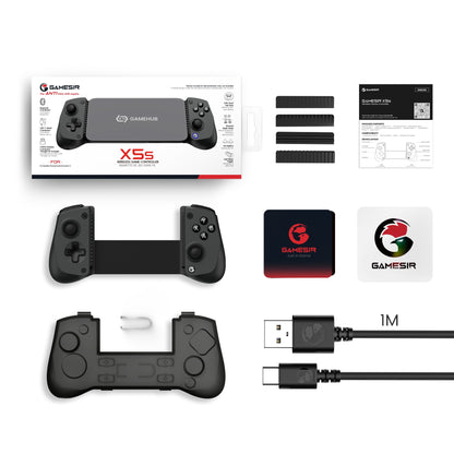 GameSir X5s Wireless Mobile Gaming Controller Bluetooth 2.4GHZ Connection Lightweight Design Hall Effect, No-Drift, App Customization