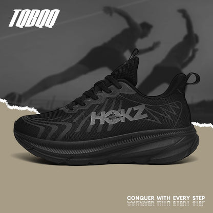 Tênis de Corrida Masculino com Placa de Carbono e Amortecimento de Ar, Tênis Esportivo Feminino Macio e Robusto, Sapatos Casuais para o Dia a Dia e Caminhada ao Ar Livre