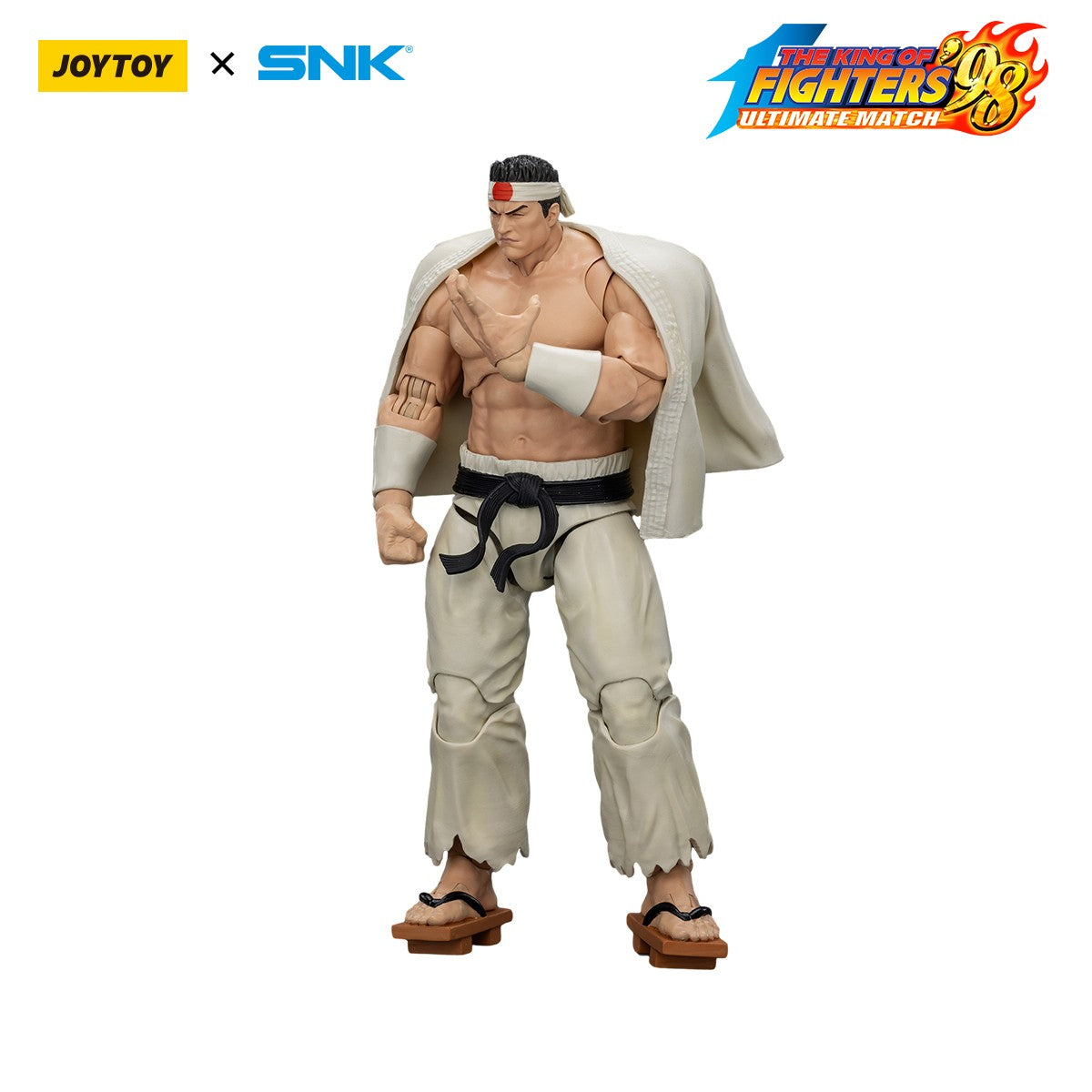 JOYTOY SNK Boneco de Ação 1/18 KOF 98UM Time de Heróis Kyo Kusanagi Goro Daimon Benimaru Nikaido Figuras Brinquedos Modelo