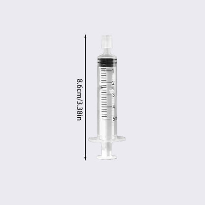 20/30/50 unidades de seringa plástica de perfume de 5ML para distribuição quantitativa de frascos recarregáveis, ferramenta de seringa de bomba cosmética
