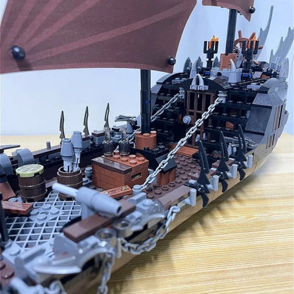 756PCS Ambush Ship Model Kit 79008 Detailed Sea Adventure Ship DIY Educational Toy Christmas Birthday Gifts for fans Friends