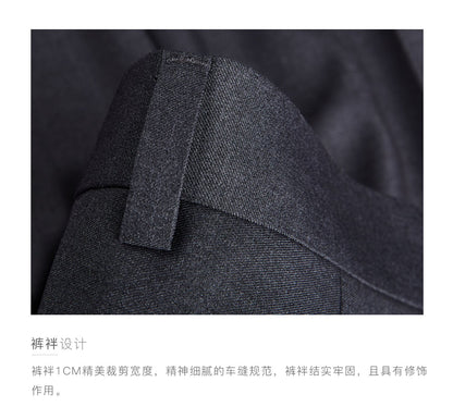 Suit Men (Blazer+Pants) Fashion Business Casual Slim-fit Formal Dress Banquet Work English Style Evening Dress Solid Color Suit