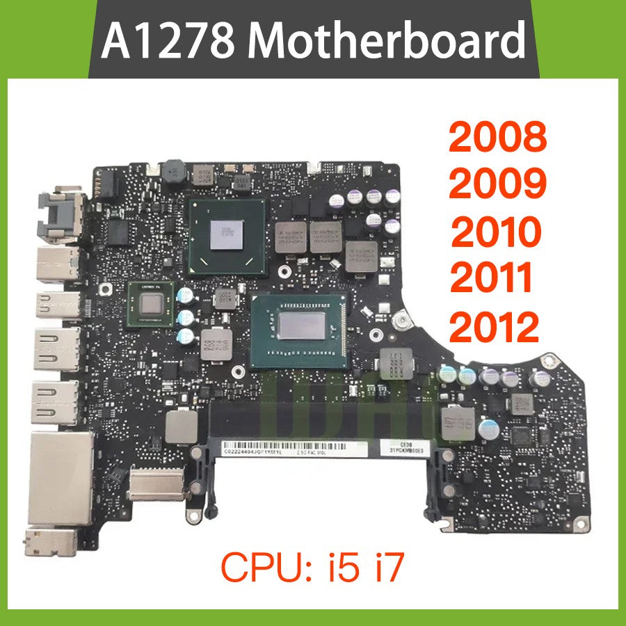Placa-mãe Original Para MacBook Pro 13" A1278 Original i5 2.5GHz i7 2.9GHz 820-3115-B Anos 2009 2010 2011 2012