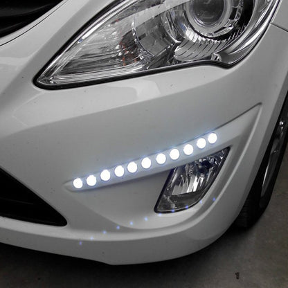 2-10 PCS 23mm 18mm Car Eagle Eye Light DRL LED Daytime Running Lights 12V Motorcycle COB Beads Backup Signal Lamps