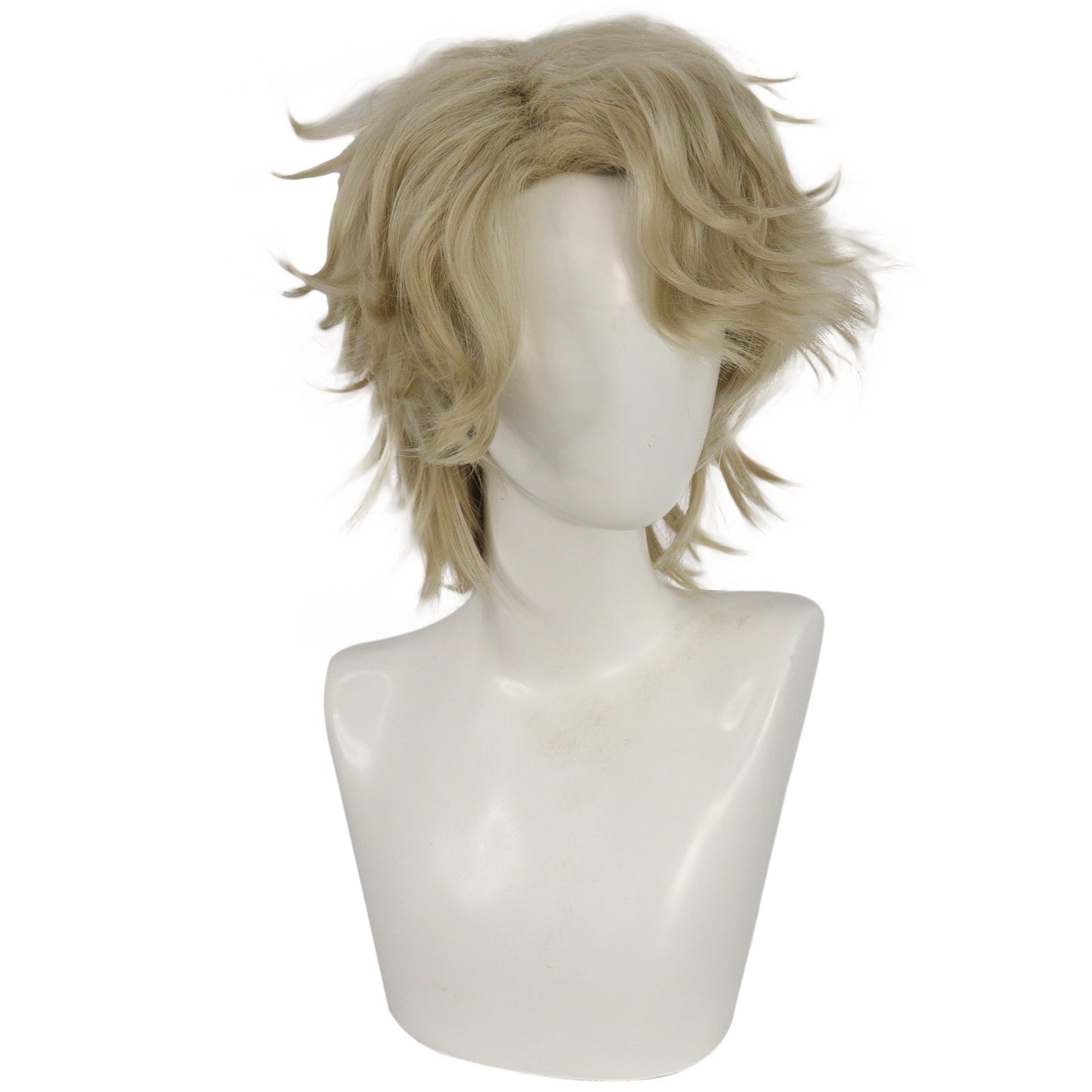 14Inch Synthetic Hair Short Curly Wavy Flaxen Yeo TaeJu Cosplay Wig  Anime Halloween Carnival Comic Exhibition Cosplay Hair
