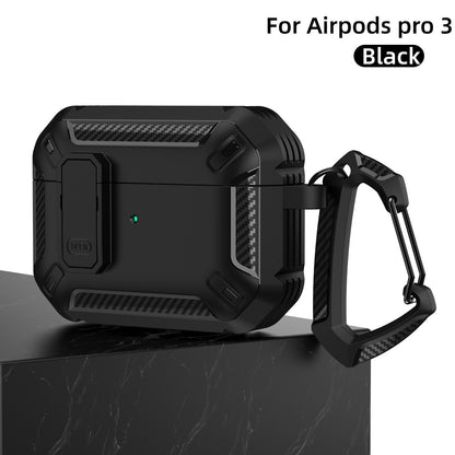 Earphone Case for AirPods Pro 3 Secure Lock Case Cover Accessories with Cleaner Kit Protective Hard Armor for AirPods Pro 3 Case