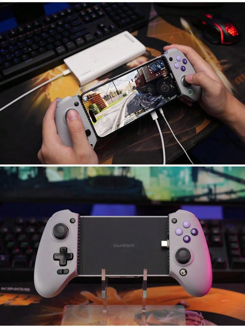 GameSir G8 Galileo Gamepad for Android iPhone 17/16 Phone Mobile Controller Hall Effect Sticks Analog Triggers Big Hands Design