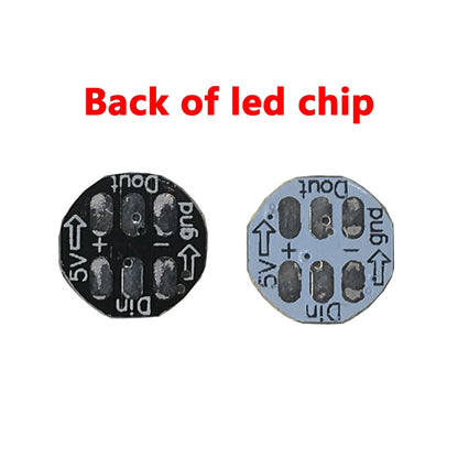 10-1000PCS WS2812B WS2812 4Pin RGB Led Chip 5050SMD WS2811 IC Black/White PCB With Heatsink DC5V