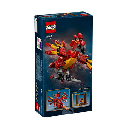 LEGO Harry Potter 76448 Fawkes, a Fênix de Dumbledore, Brinquedo de Blocos de Construção para Crianças