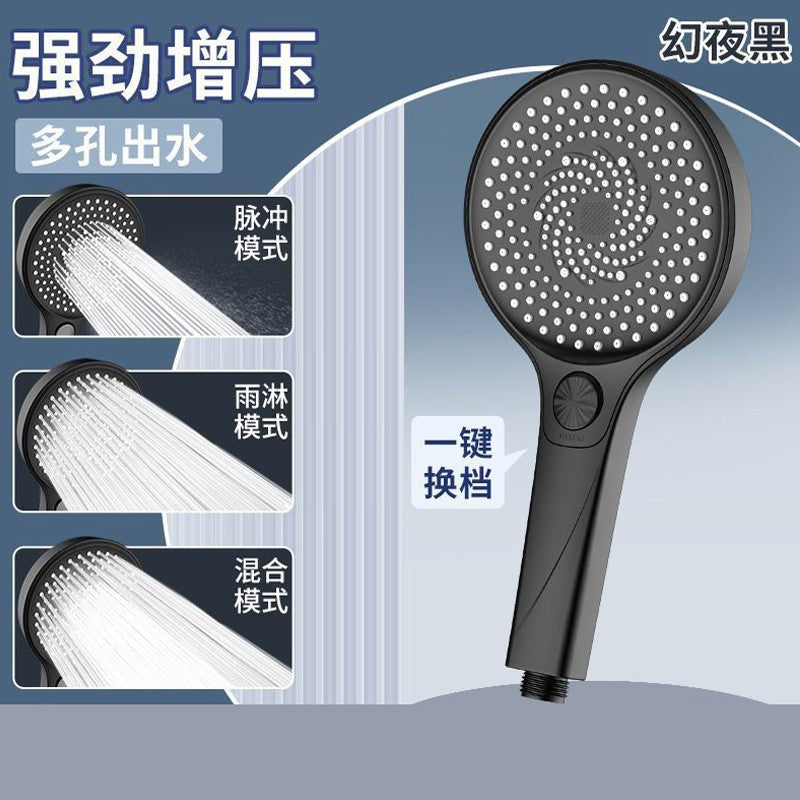 135mm Large Flow High Pressure Shower Head 3 Modes Adjustable Spray Nozzles Water Saving Showerhead Faucet Bathroom Accessories