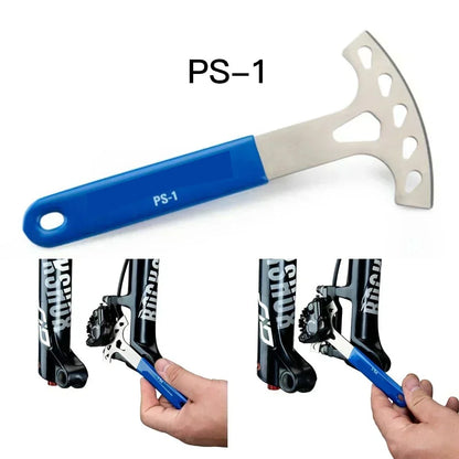Bicycle disc brake pad correction wrench chain tool pedal wrench crank puller